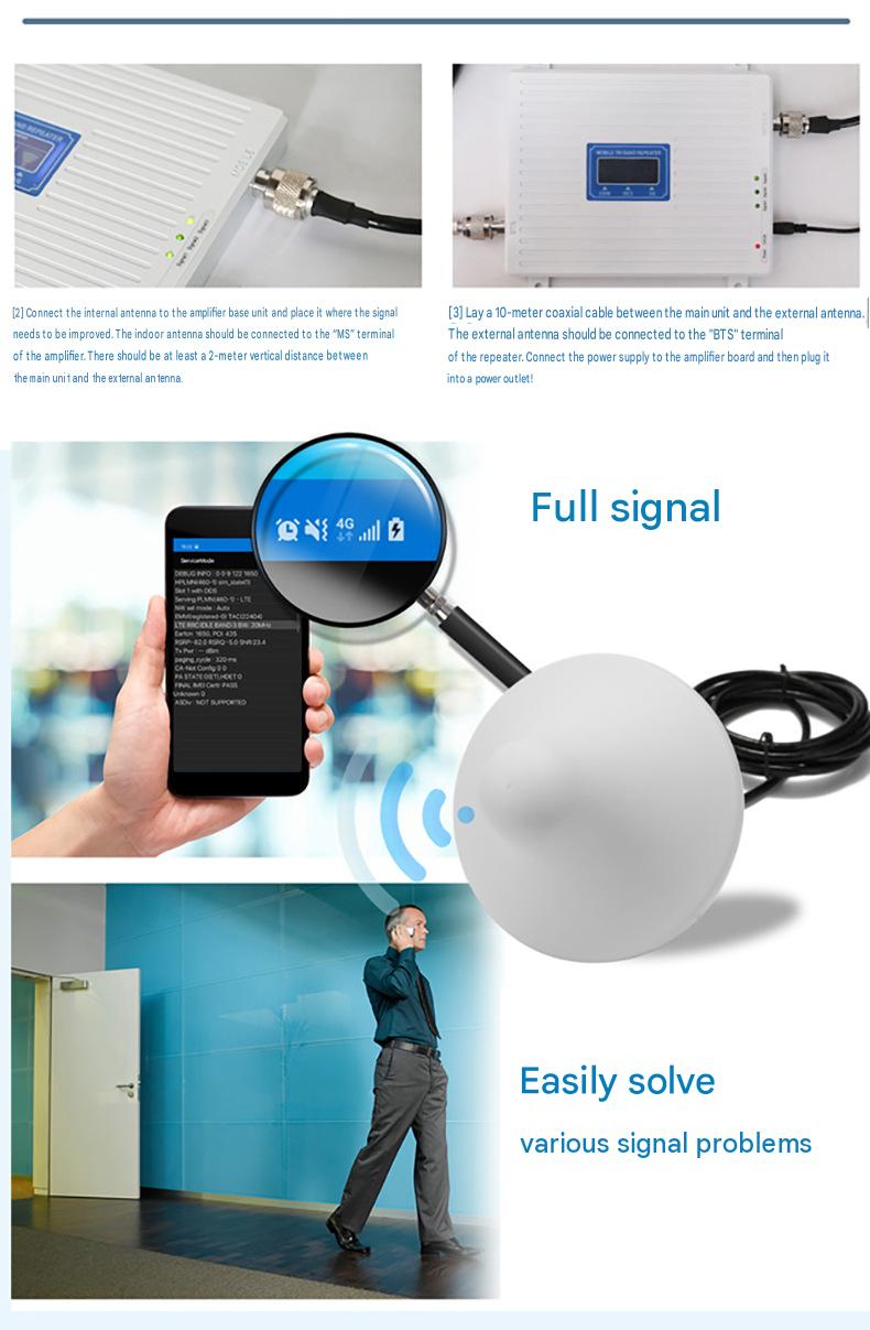 triband signal booster installation